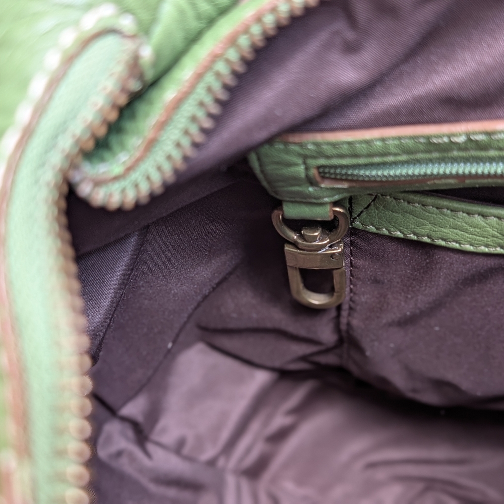 Vintage Cole Haan Village Green Purse Shoulder Bag Hobo 90's Y2K - Picture 13 of 15